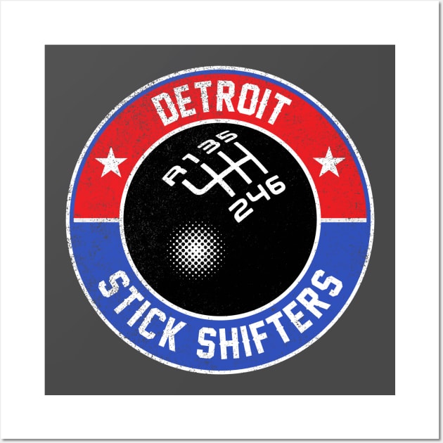 Detroit Stick Shifters Wall Art by marcovhv